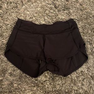 Black lululemon shorts